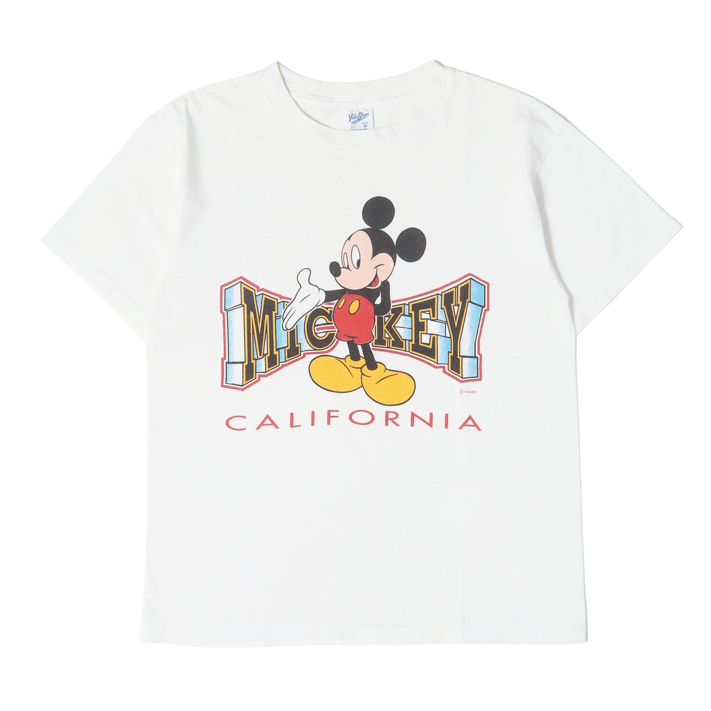 90s ミッキーマウス Tシャツ / USA製 Velva Sheen