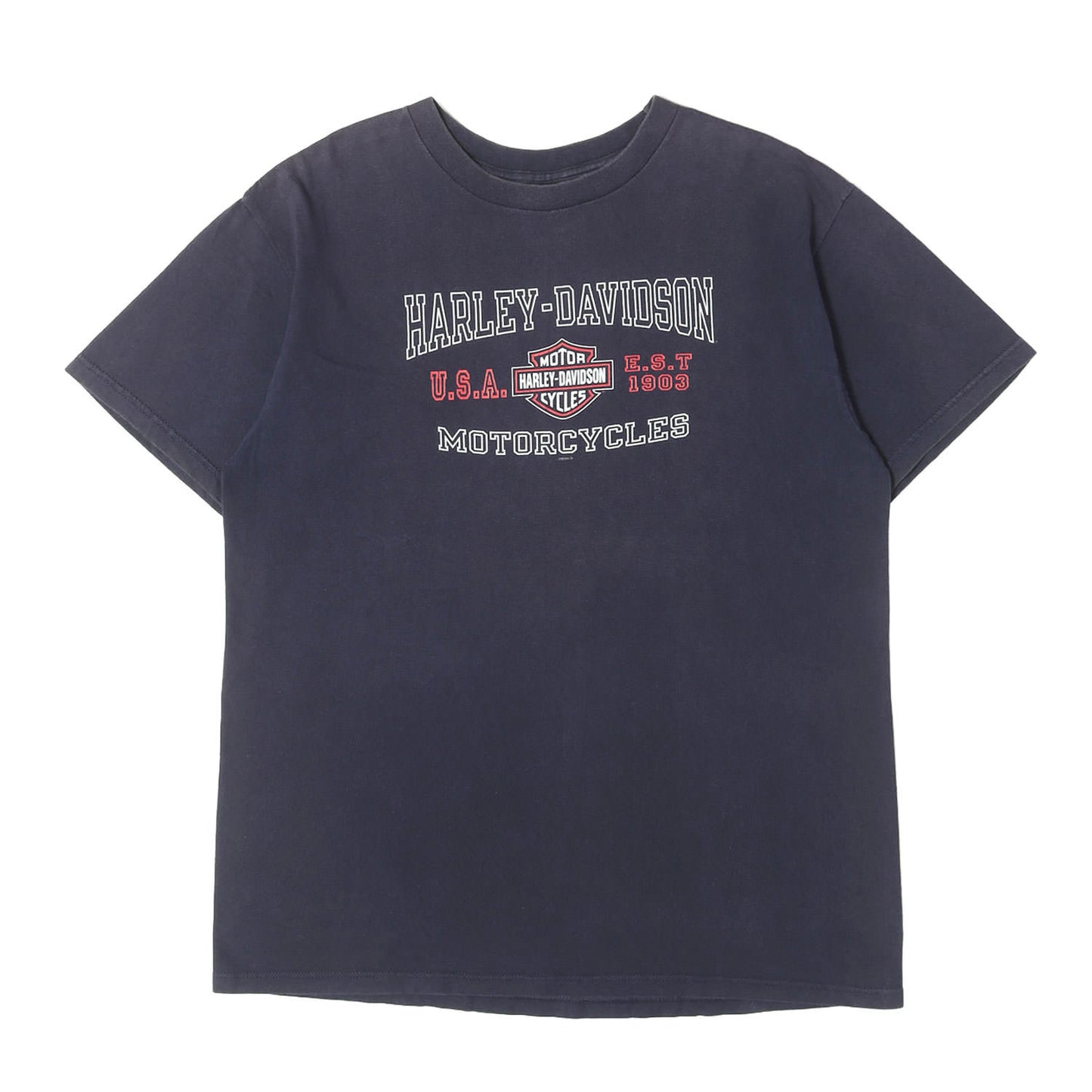 [Goodフェード] 00s 両面プリント イーグル エンブレム Tシャツ USA製