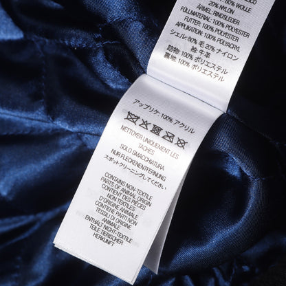24SS ウェーブ 袖レザー メルトン スタジャン / バーシティジャケット(Wave Varsity Jacket)