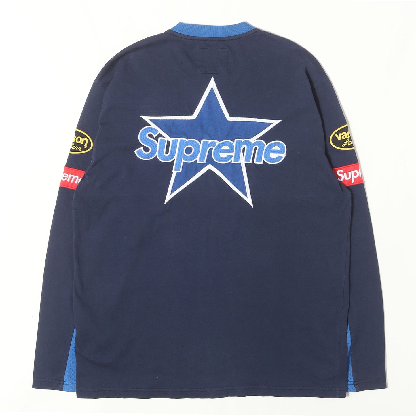 26SS ×vanson メッシュコンビ ロングスリーブ Tシャツ(L/S Top)