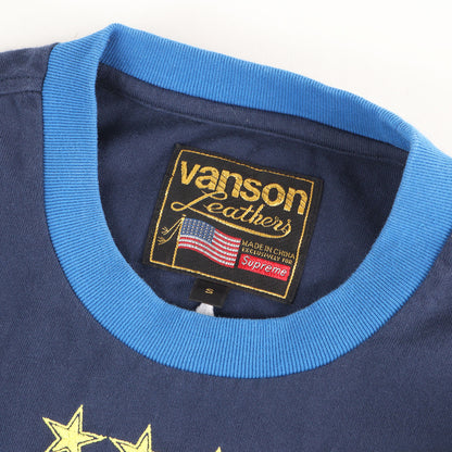 26SS ×vanson メッシュコンビ ロングスリーブ Tシャツ(L/S Top)