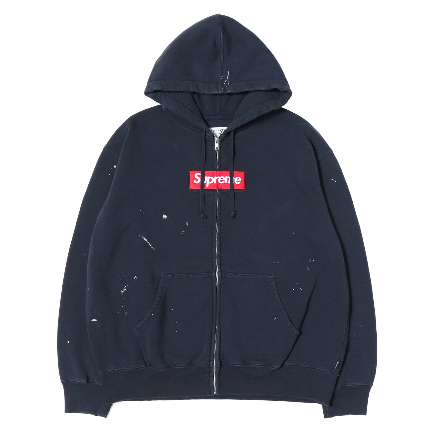 26SS ×MM6 Maison Margiela BOXロゴ ジップ スウェットパーカー(Box Logo Zip Up Hooded Sweatshirt)