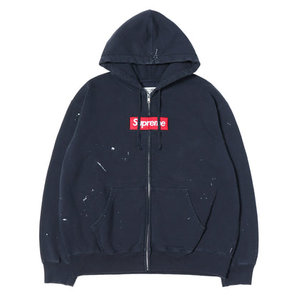 26SS ×MM6 Maison Margiela BOXロゴ ジップ スウェットパーカー(Box Logo Zip Up Hooded Sweatshirt)
