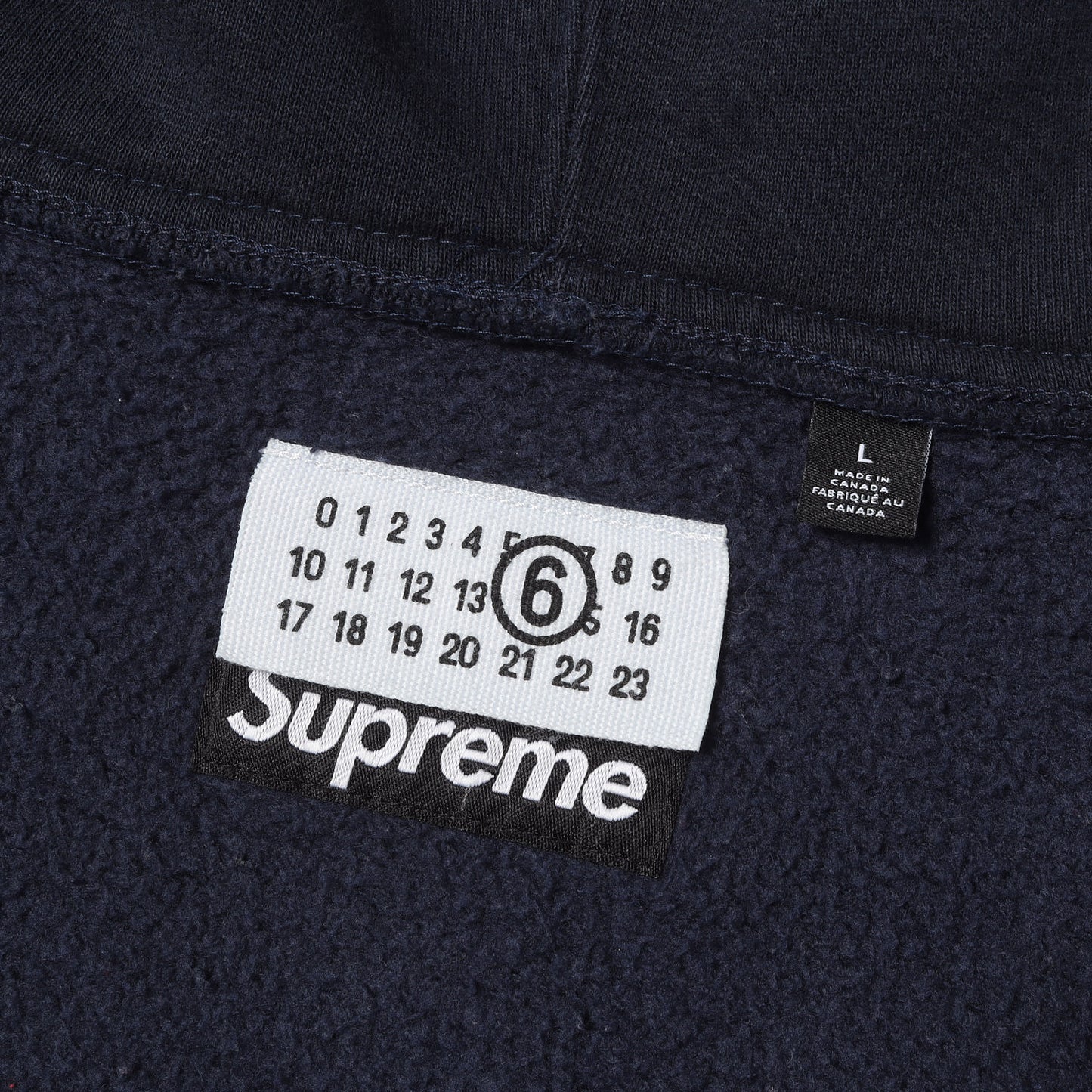 26SS ×MM6 Maison Margiela BOXロゴ ジップ スウェットパーカー(Box Logo Zip Up Hooded Sweatshirt)