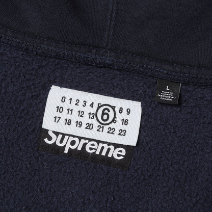 26SS ×MM6 Maison Margiela BOXロゴ ジップ スウェットパーカー(Box Logo Zip Up Hooded Sweatshirt)