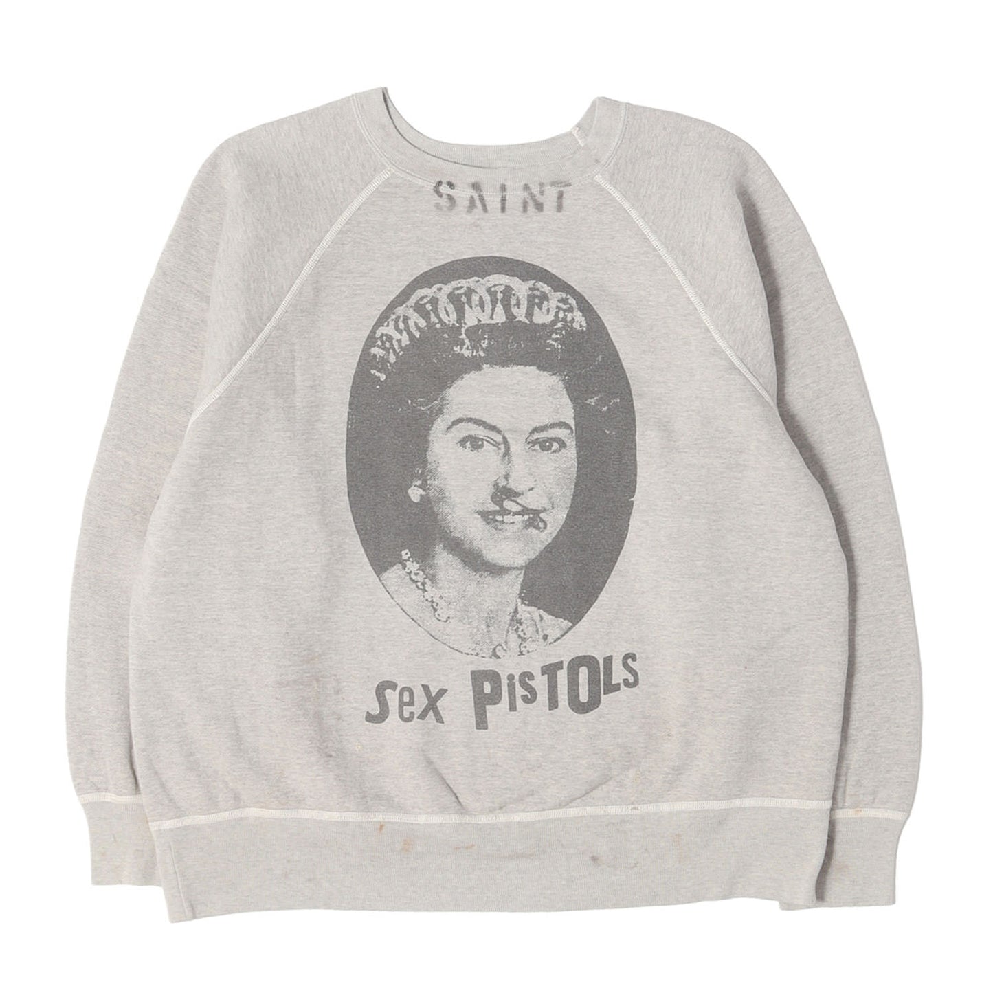 24AW ×Sex Pistols ヴィンテージ加工 スウェット(SP_CREW SWT/QUEEN)