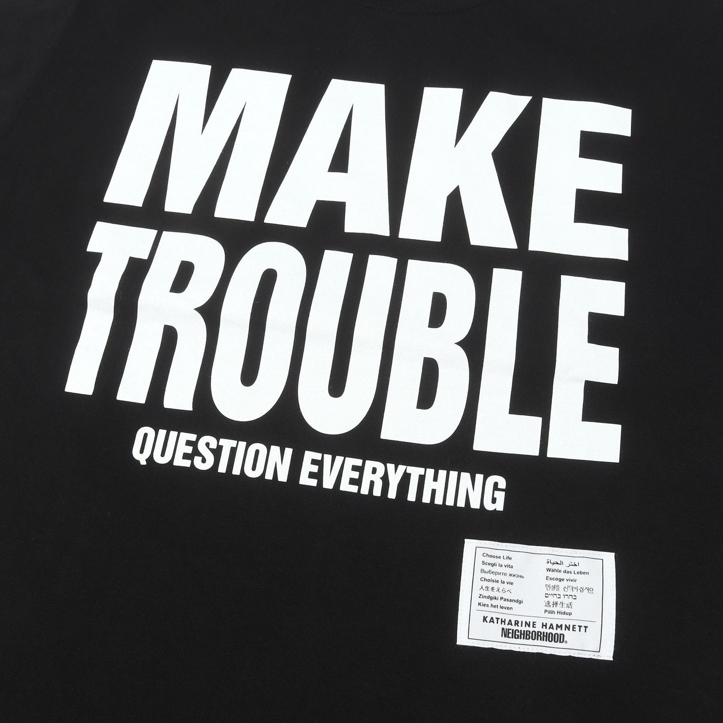 26SS ×KATHARINE HAMNETT グラフィック Tシャツ(CREWNECK SS-2)