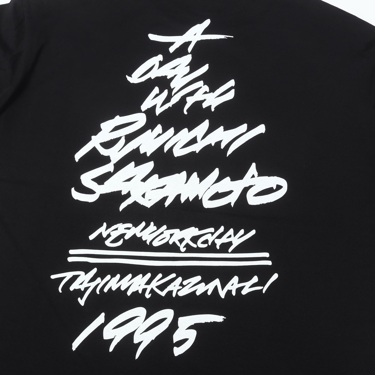 25AW ×田島一成 坂本龍一 フォトプリント Tシャツ(S/S TEE)