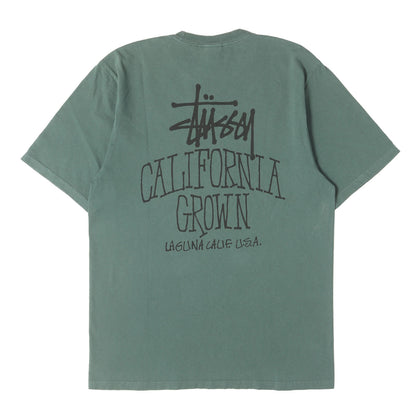25SS ピグメントダイ加工 ストックロゴ Tシャツ(Cali Grown Tee Pigment Dyed Tee)