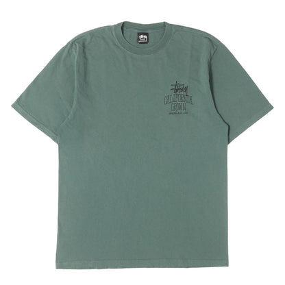 25SS ピグメントダイ加工 ストックロゴ Tシャツ(Cali Grown Tee Pigment Dyed Tee)