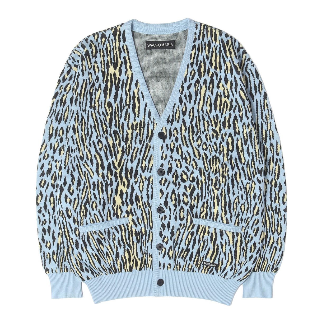 26SS レオパード ジャガード コットンニット カーディガン(LEOPARD JACQUARD KNIT CARDIGAN)