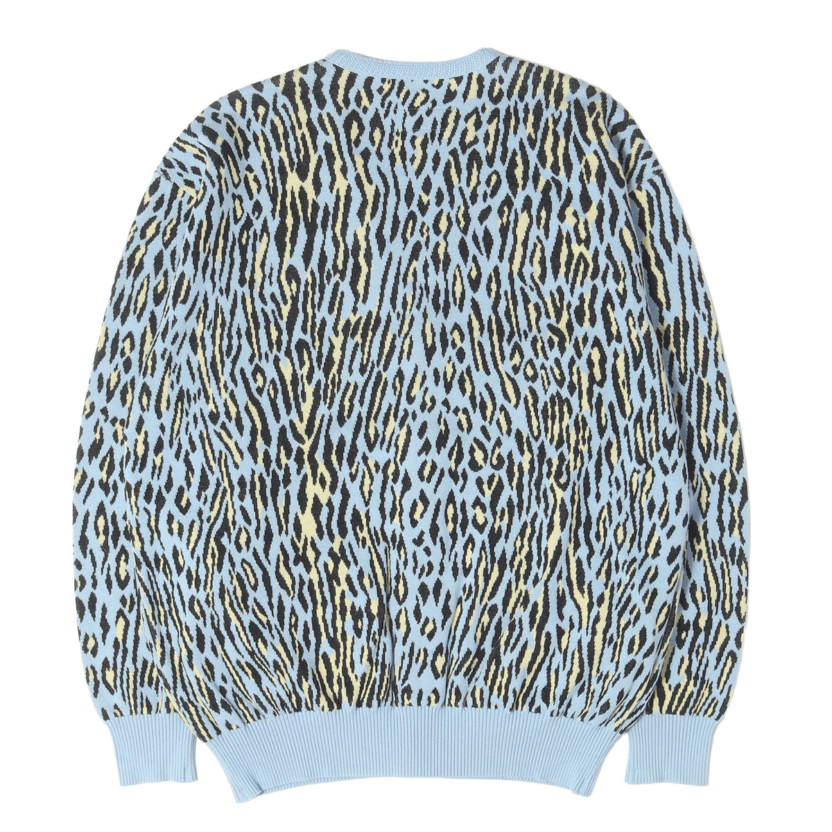26SS レオパード ジャガード コットンニット カーディガン(LEOPARD JACQUARD KNIT CARDIGAN)
