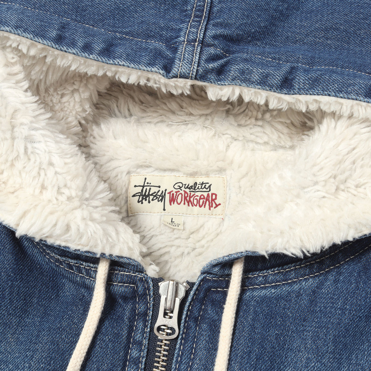 23AW デニム 裏地シェルパボア ワークジャケット(Denim Sherpa Work Jacket)