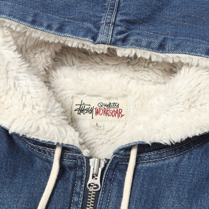 23AW デニム 裏地シェルパボア ワークジャケット(Denim Sherpa Work Jacket)