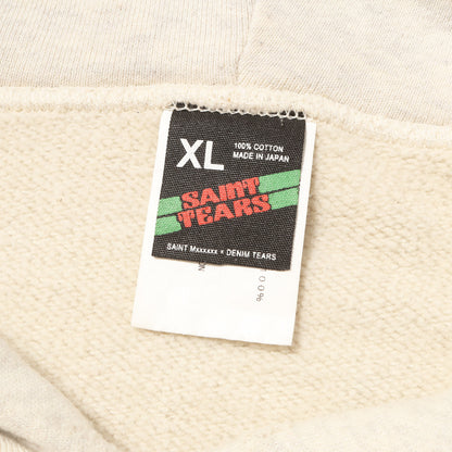 22SS ×DENIM TEARS ヴィンテージ加工 スウェットパーカー(HOODIE / GREENAFFITTI)