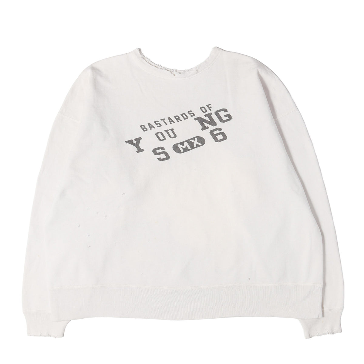 25SS ×BerBerJin ヴィンテージ加工 スウェット(BJ_CREW NECK SWEAT)