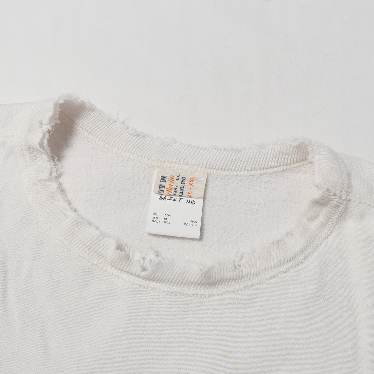 25SS ×BerBerJin ヴィンテージ加工 スウェット(BJ_CREW NECK SWEAT)