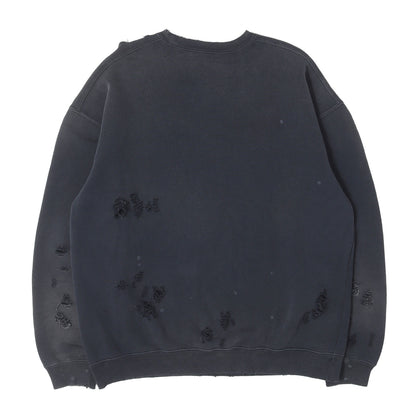 25AW ×CHITO サベージ加工 グラフィック刺繍 スウェット(SAVAGE SWEAT SHIRT LS)
