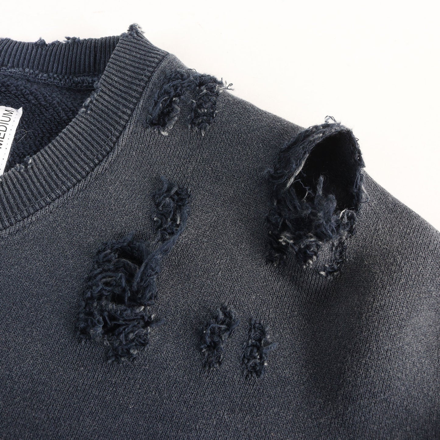 25AW ×CHITO サベージ加工 グラフィック刺繍 スウェット(SAVAGE SWEAT SHIRT LS)