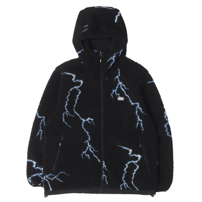 25AW サンダーボルト柄 フリースボア フーディージャケット(THUNDERBOLT BOA HOODIE)