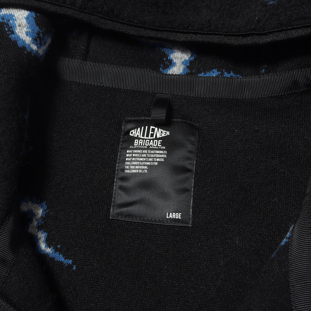 25AW サンダーボルト柄 フリースボア フーディージャケット(THUNDERBOLT BOA HOODIE)