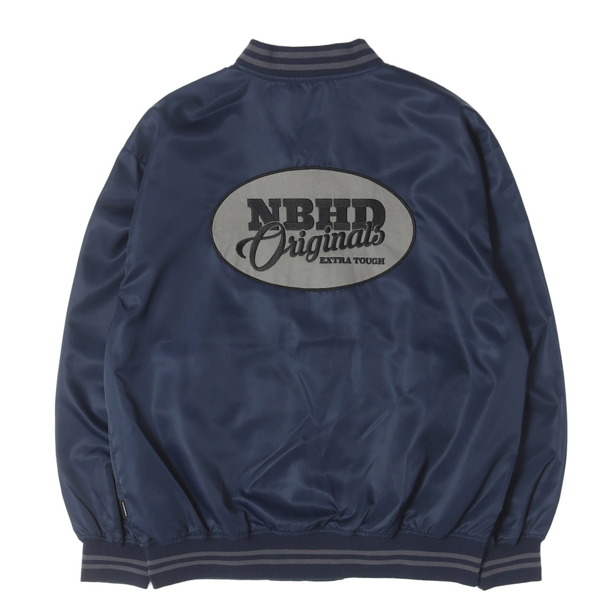 23AW ナイロンサテン スタジャン / ベースボールジャケット(BASEBALL JACKET)