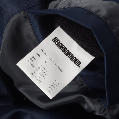 23AW ナイロンサテン スタジャン / ベースボールジャケット(BASEBALL JACKET)