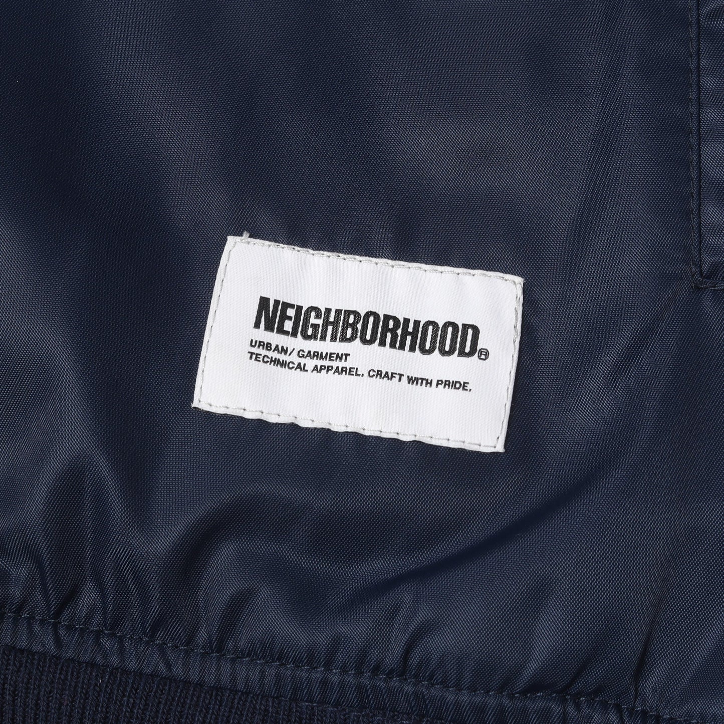 23AW ナイロンサテン スタジャン / ベースボールジャケット(BASEBALL JACKET)