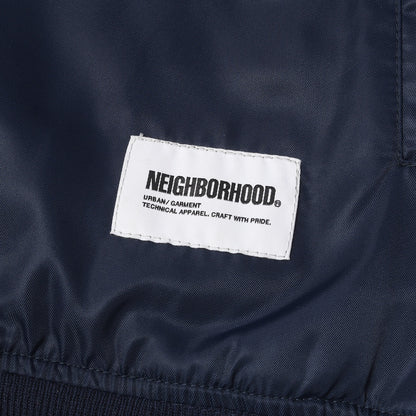 23AW ナイロンサテン スタジャン / ベースボールジャケット(BASEBALL JACKET)