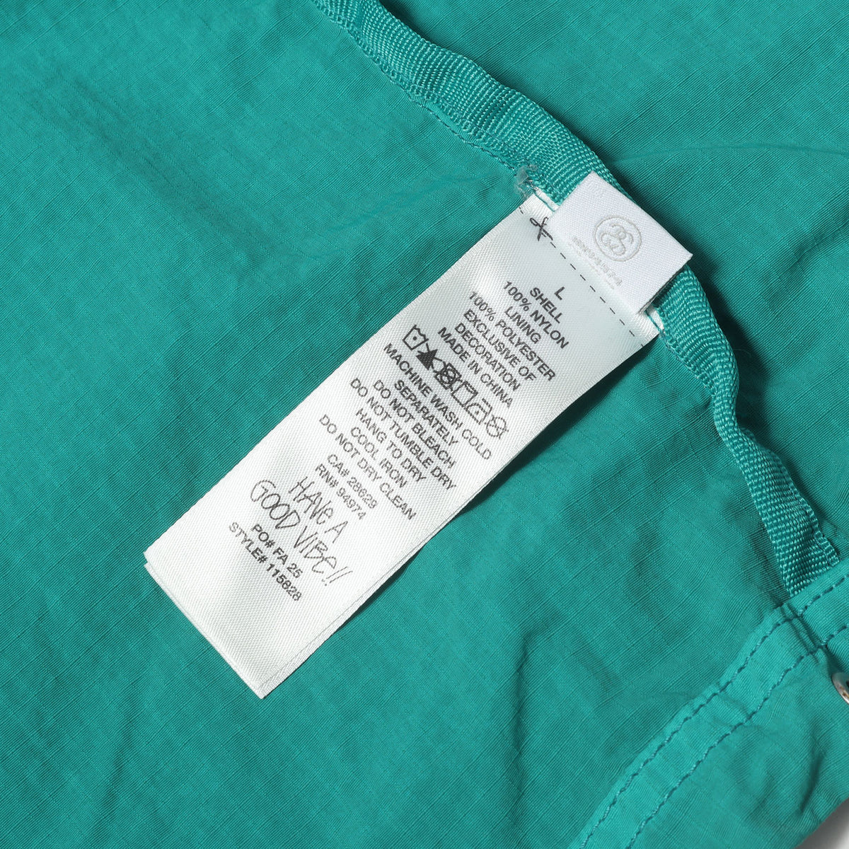 25SS リップストップナイロン ウォームアップ ジャケット(Warm Up Jacket)