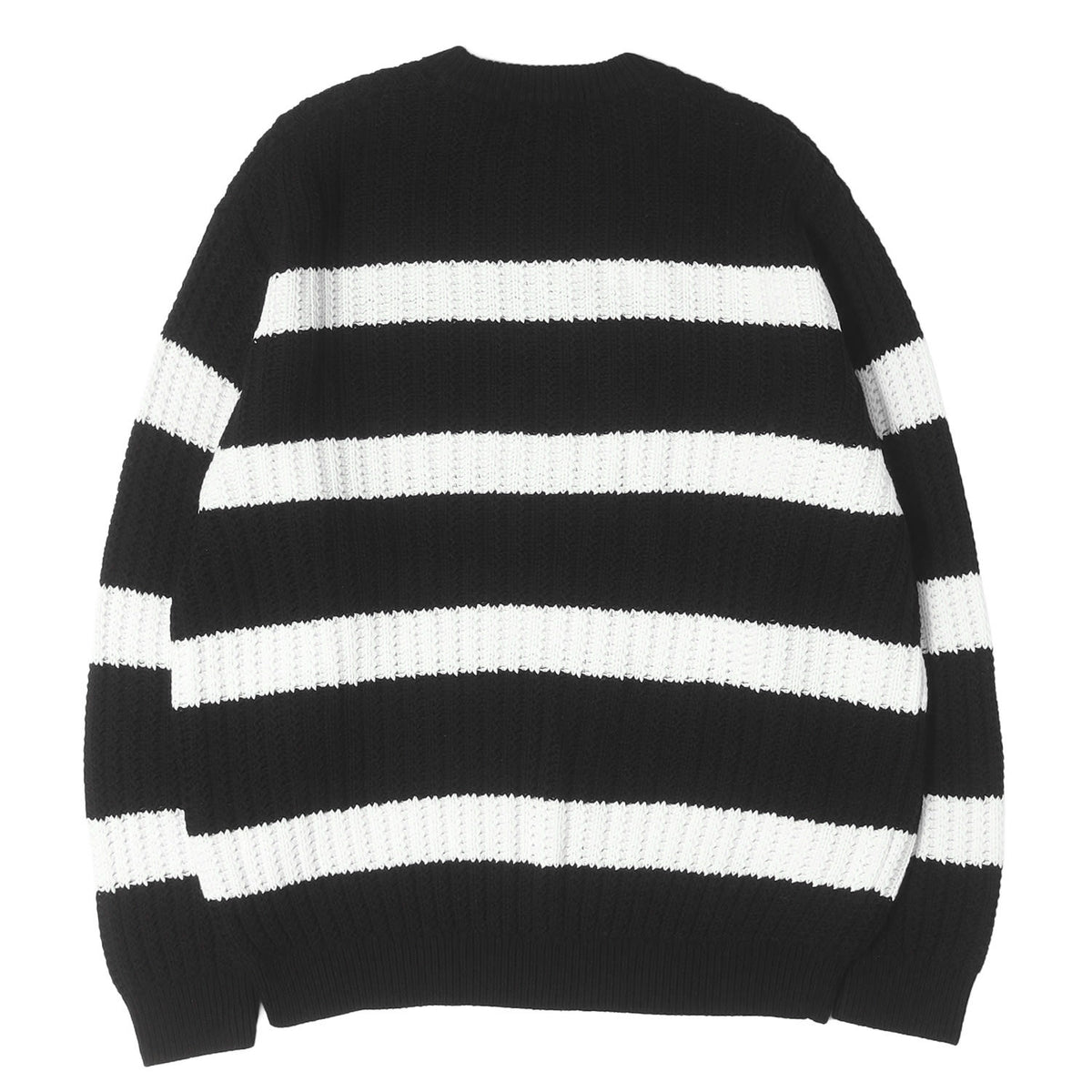 25SS スモールBOXロゴ ストライプ ニット セーター(Loose Gauge Stripe Small Box Sweater)