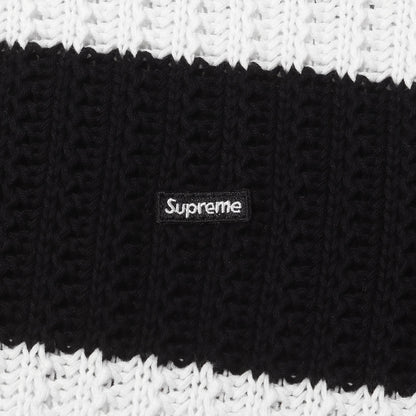 25SS スモールBOXロゴ ストライプ ニット セーター(Loose Gauge Stripe Small Box Sweater)