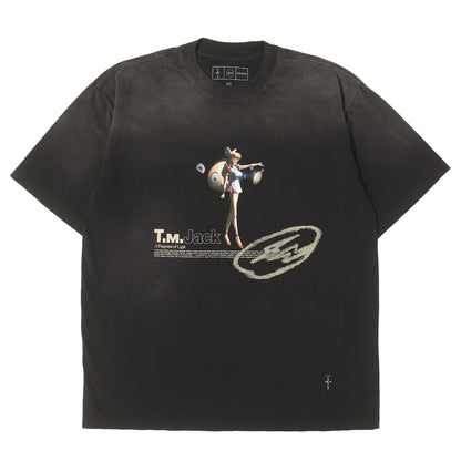 25AW ×fragment design ×村上隆 東京POPUP限定 ヴィンテージ加工 Tシャツ