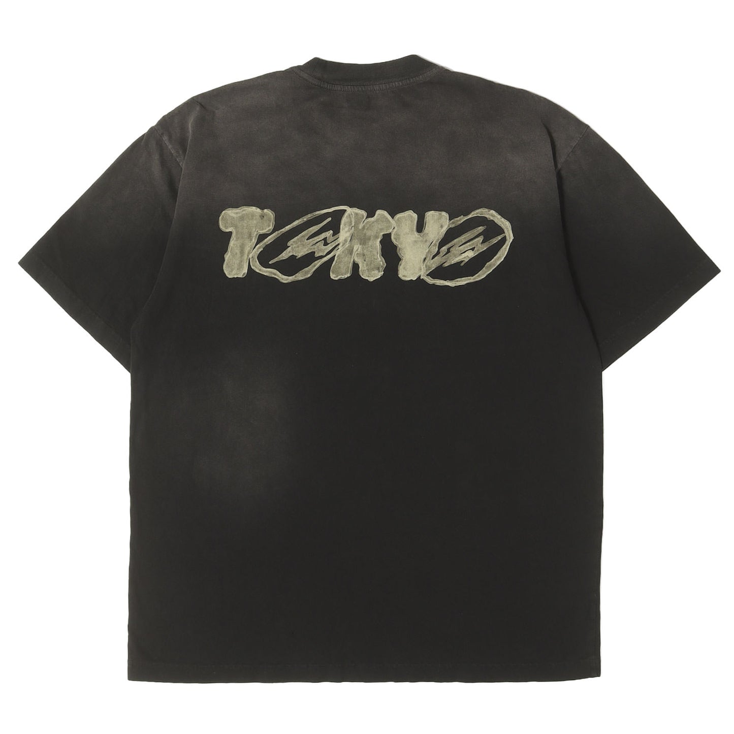 25AW ×fragment design ×村上隆 東京POPUP限定 ヴィンテージ加工 Tシャツ