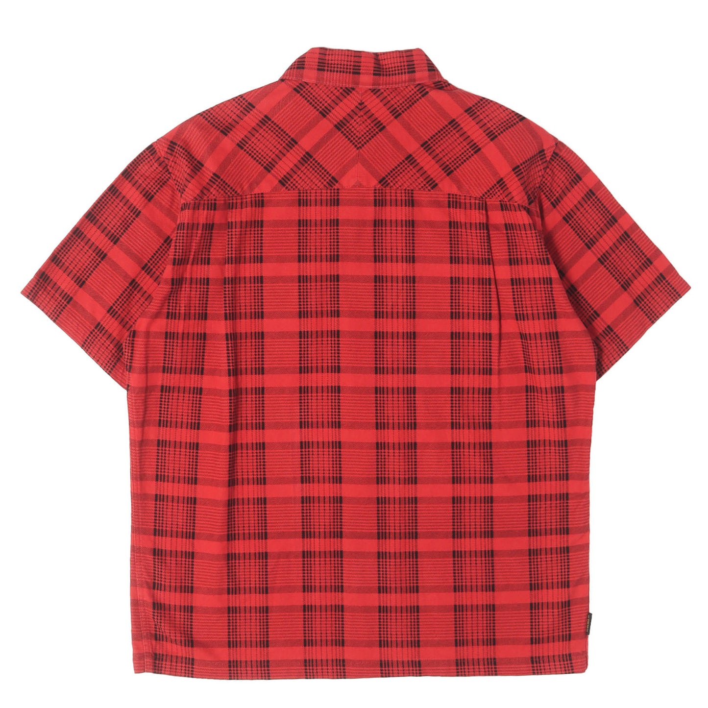 プリントチェック フランネル 半袖シャツ (B&C / C-SHIRT . SS)
