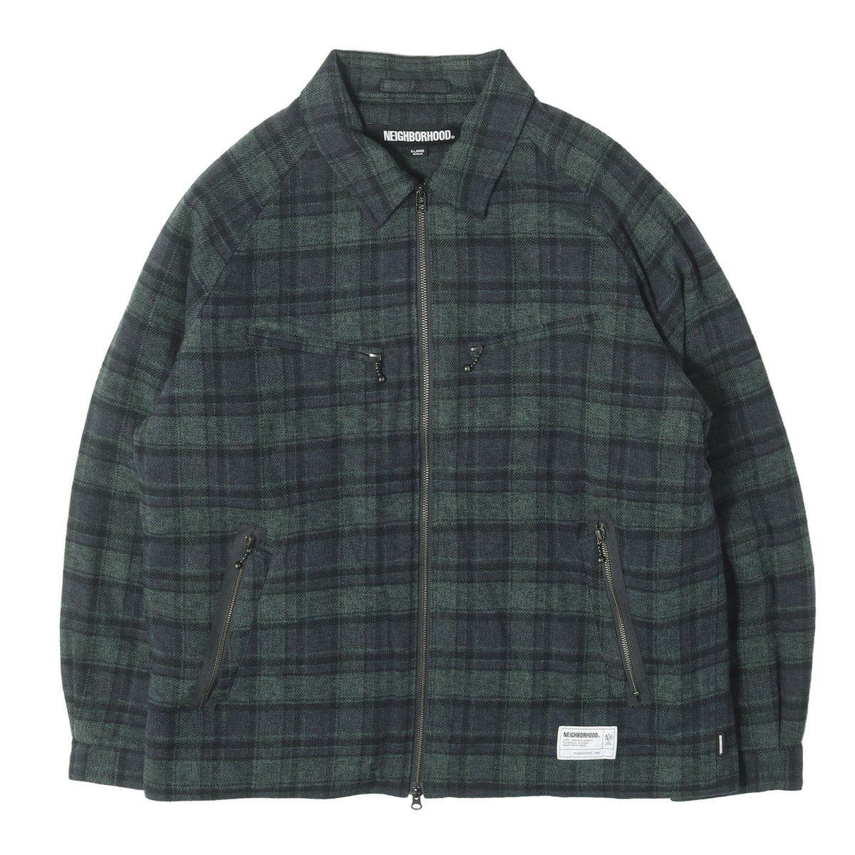 25AW チェックネル ジップ ワークジャケット (Check Zip Jacket)