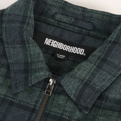 25AW チェックネル ジップ ワークジャケット (Check Zip Jacket)