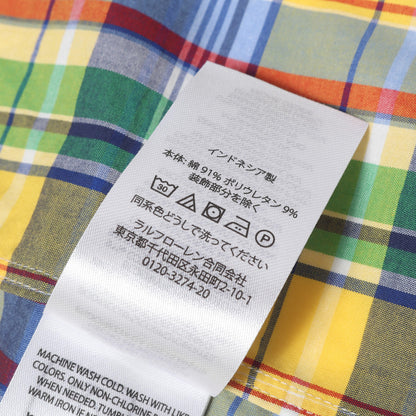 [現行モデル] マドラスチェック ストレッチ BD ボタンシャツ