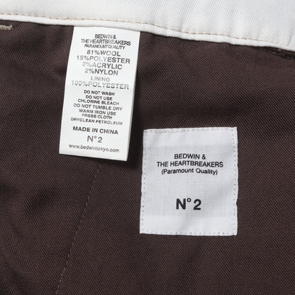 22SS ×ANTi COUNTRY CLUB グレンチェック ウール アンクルカット パンツ