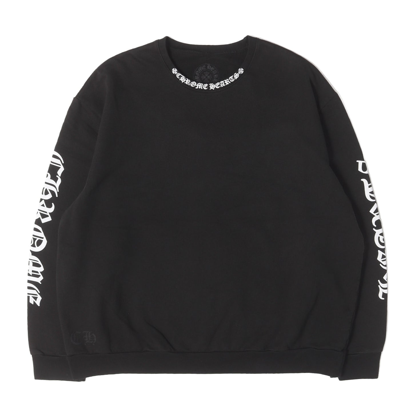 近年モデル ネックロゴ クルーネック スウェット(SWTSHRT PLVR)