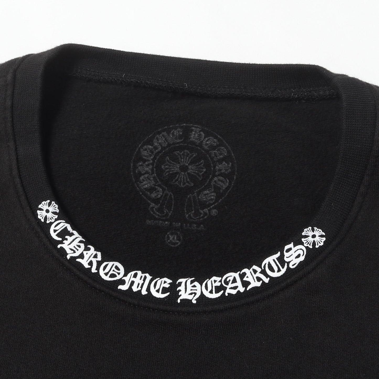 近年モデル ネックロゴ クルーネック スウェット(SWTSHRT PLVR)
