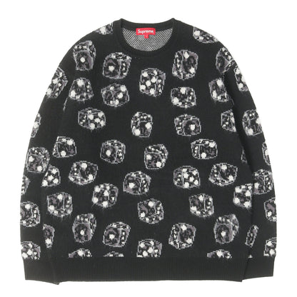 22AW ダイス柄 クルーネック ニット セーター(Dice Sweater)