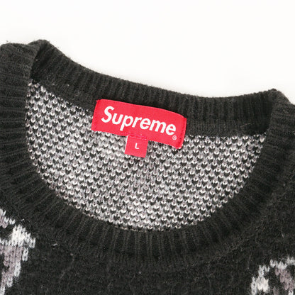 22AW ダイス柄 クルーネック ニット セーター(Dice Sweater)