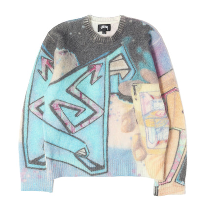 22AW 全面グラフィティ モヘアニット セーター(Goldie Sweater)
