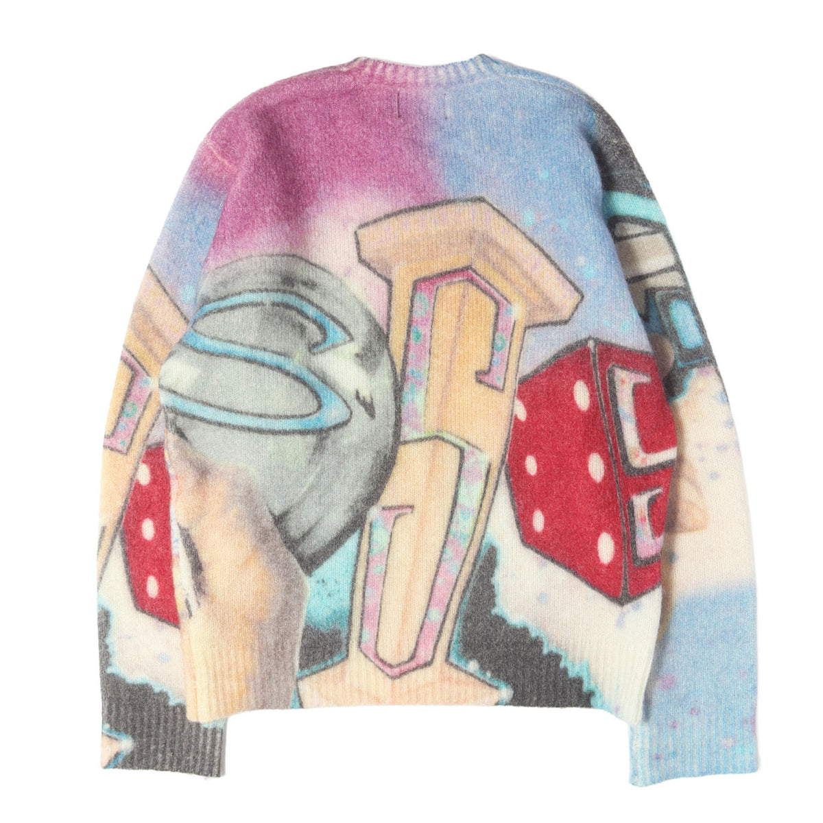 22AW 全面グラフィティ モヘアニット セーター(Goldie Sweater)