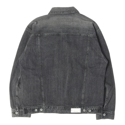 25AW ウォッシュド加工 デニムジャケット(WASHED BLACK DENIM TYPE-4 JACKET)
