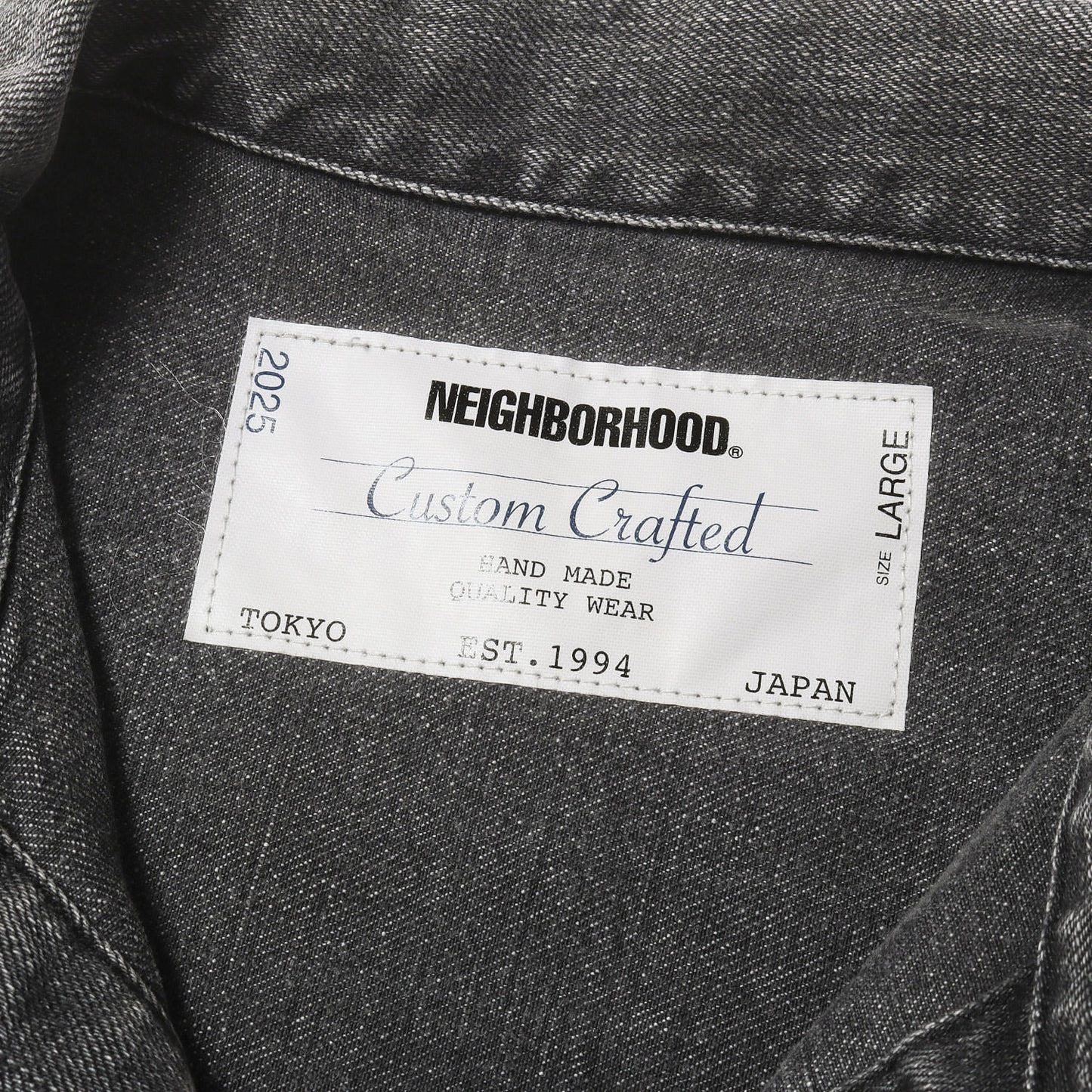 25AW ウォッシュド加工 デニムジャケット(WASHED BLACK DENIM TYPE-4 JACKET)