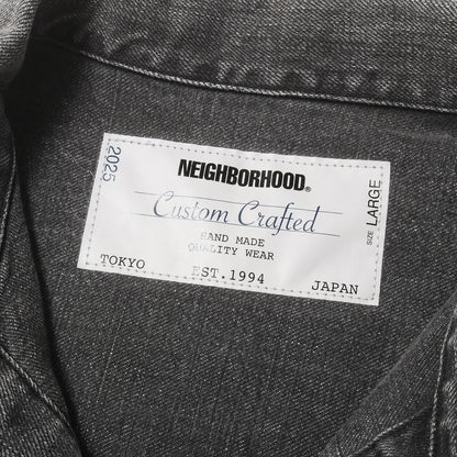25AW ウォッシュド加工 デニムジャケット(WASHED BLACK DENIM TYPE-4 JACKET)