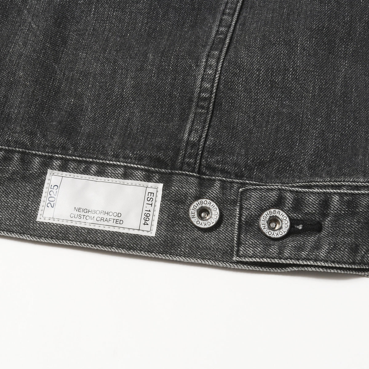 25AW ウォッシュド加工 デニムジャケット(WASHED BLACK DENIM TYPE-4 JACKET)