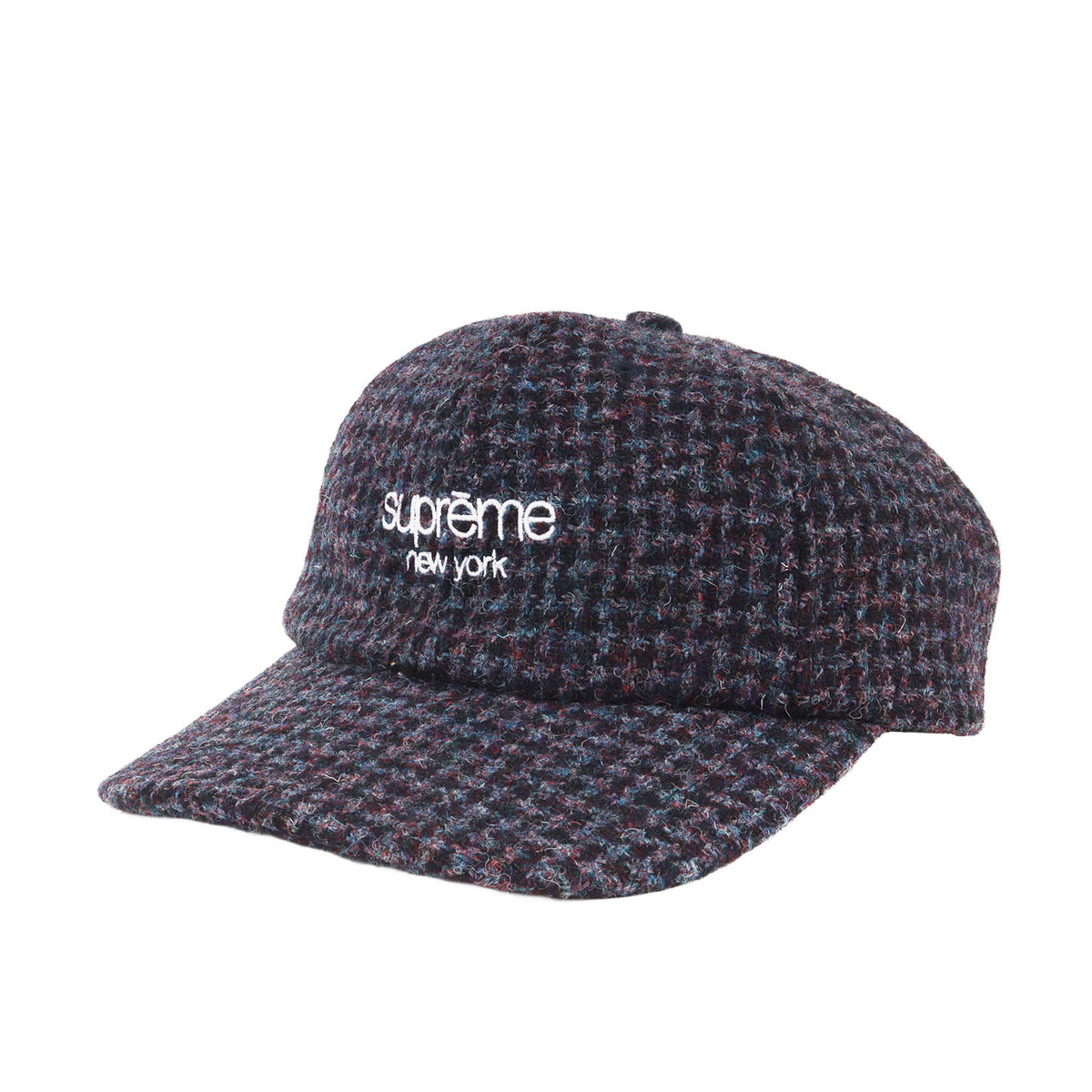 24AW ×Harris Tweed クラシックロゴ 千鳥格子 ツイード 6パネルキャップ(6-Panel)